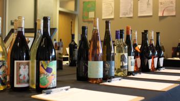 Wines up for auction.